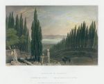 Turkey, Cemetery of Scutari, 1838