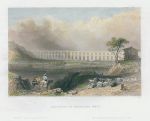 Turkey, Aqueduct of Baghtche Keui, 1838