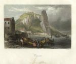 Italy, Terracina, 1845