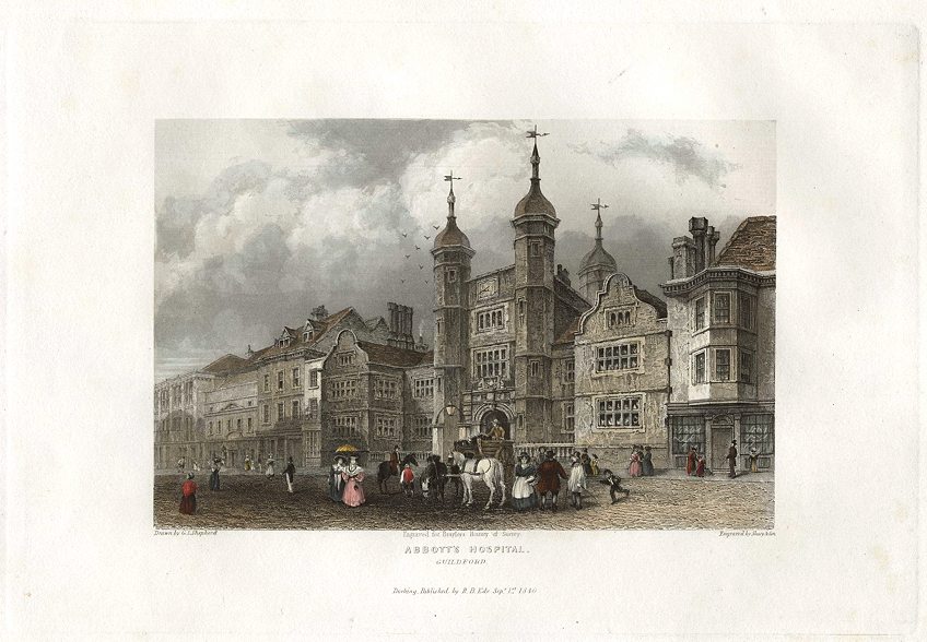 Surrey, Guildford, Abbott's Hospital, 1841