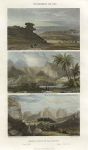Holy Land, Wilderness of Sin, three views, 1855