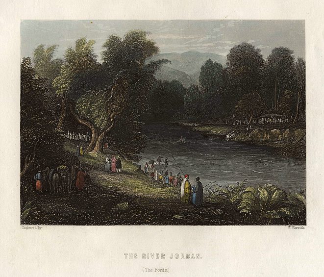 Holy Land, River Jordan (The Fords), 1860