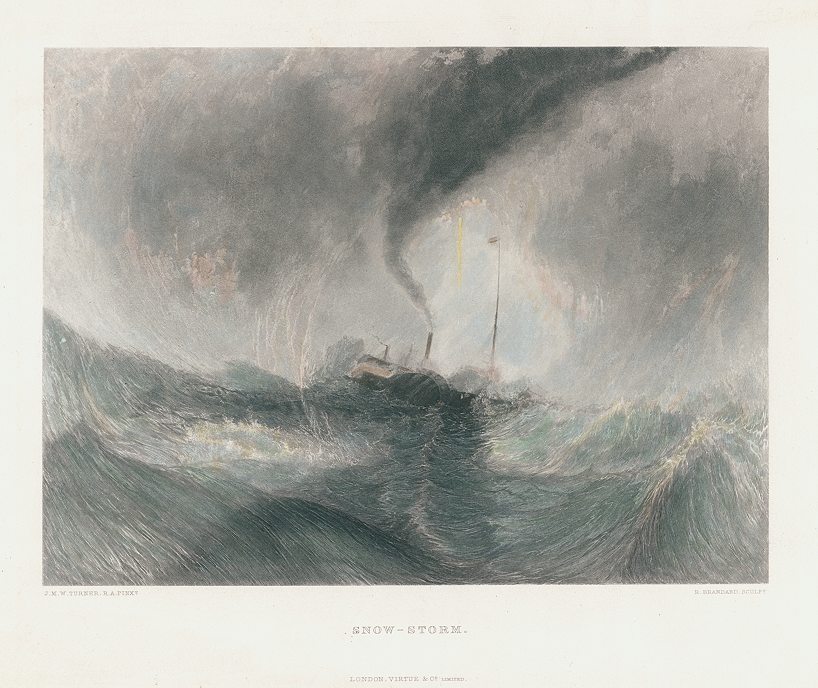 Snow-Storm, after Turner, 1859