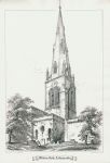Northamptonshire, Wollaston Church, 1858