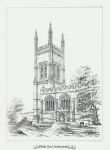 Northamptonshire, Whiston Church, 1858
