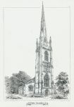 Lincolnshire, Moultun Church, 1858