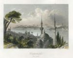 Turkey, Constantinople from Scutari, 1838