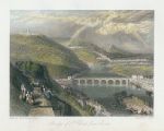 Bridge of St.Cloud from Sevres, on the Seine, after Turner, 1835