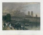 France, Mantes, on the Seine, after Turner, 1835