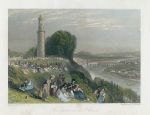 France, Lanterne at St.Cloud, on the Seine, after Turner, 1835