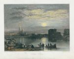 France, Saint Denis, on the Seine, after Turner, 1835