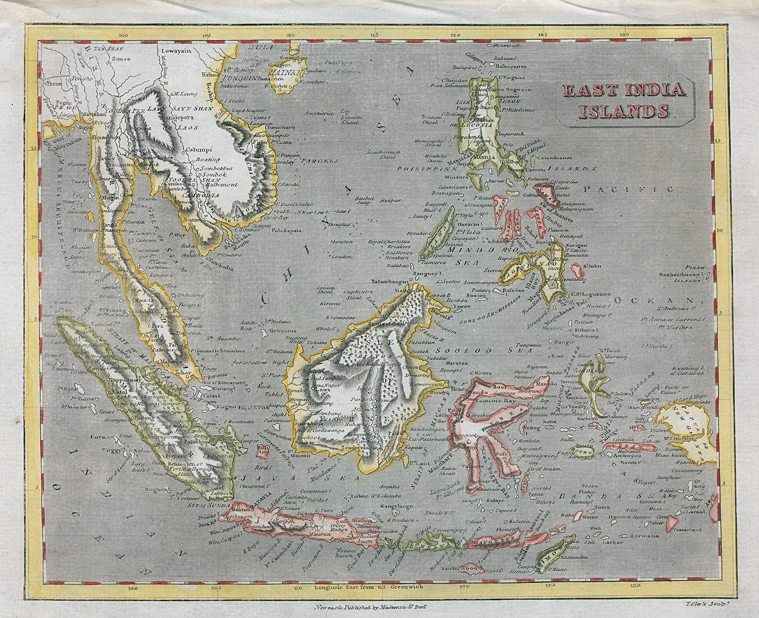 East Indies map, 1817