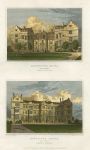 Somersetshire, Montacute House, (2 views), 1834