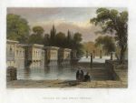 Turkey, Istanbul, Palace of the Sweet Waters, 1838