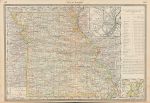 USA, Missouri map, Hardesty, 1883