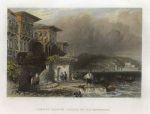 Turkey, Turkish Houses on the Bosphorus, 1838