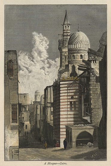 Egypt, Cairo, a Mosque, 1880