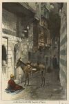 Egypt, Cairo, street in the Old Quarter, 1880