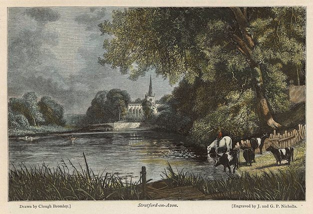 Warwickshire, Stratford-on-Avon, 1880