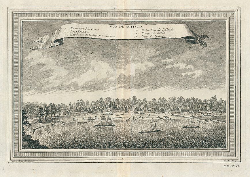 Ivory Coast, View of Rufisco, 1746