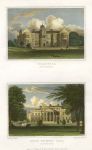 Staffordshire, Ingestrie house & King's Bromley Hall, 1834