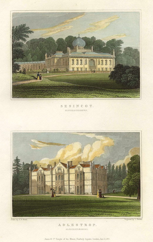 Gloucestershire, Sesincot & Addlestrop, 1834