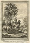 Senegal, Arabs and Moors riding camels, 1746