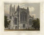 Gloucester Cathedral, Western Front, 1830