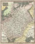 Russia in Europe map, 1817