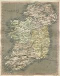 Ireland map, 1817