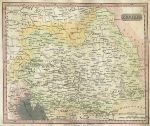 Austria map, 1817