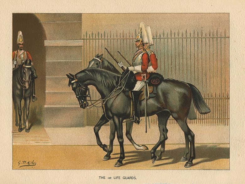 The 1st Life Guards uniform, 1890