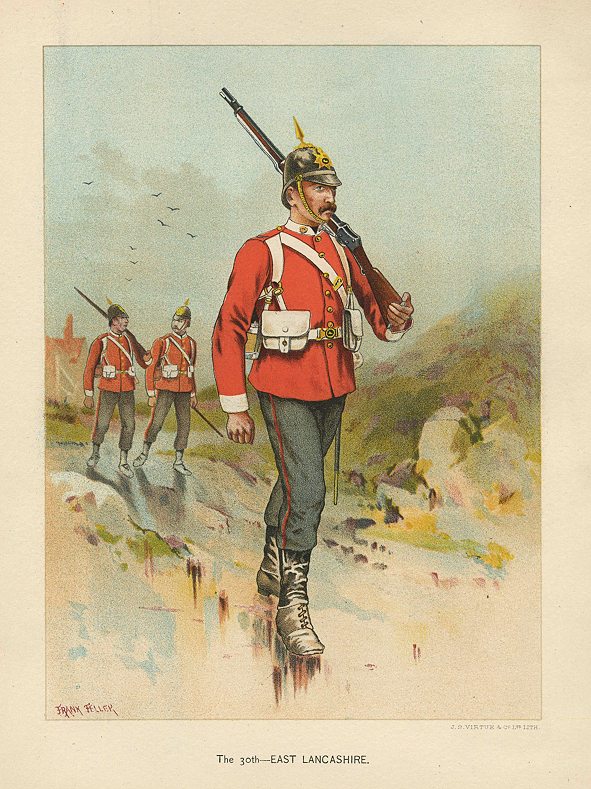 The 30th - East Lancashire, 1890