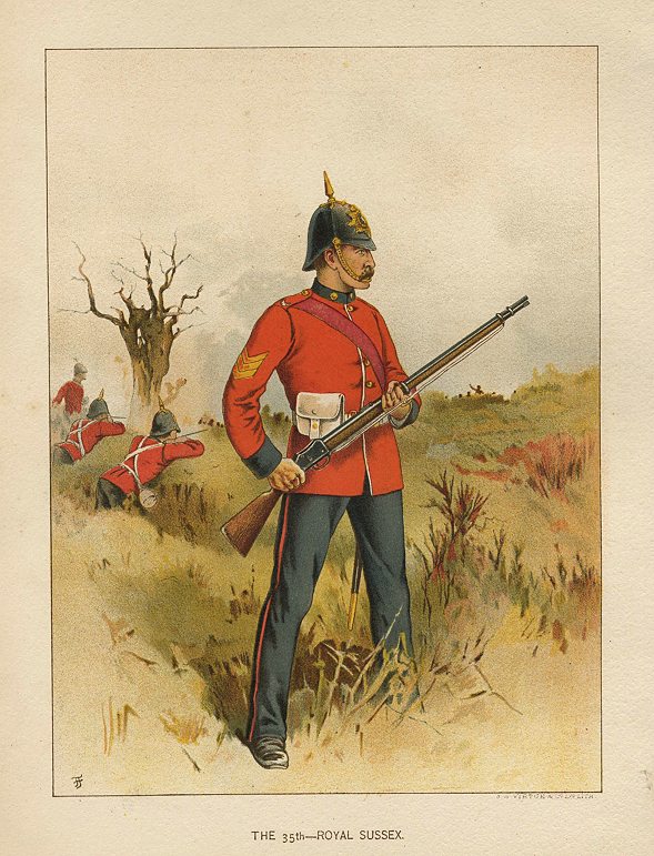 The 35th - Royal Sussex, 1890