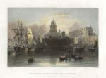 Bristol, Redcliffe Church and the Basin, 1842