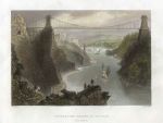 Bristol, Clifton Suspension Bridge, 1842