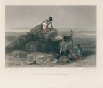 Arabs of the Bishareen Desert after Henry Warren, 1847