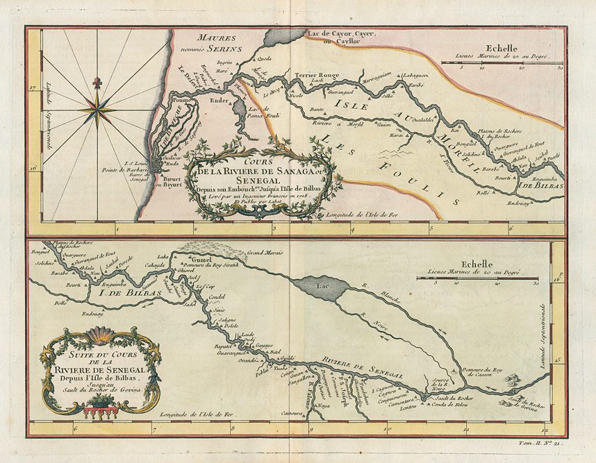 Senegal, River Sanaga or Senegal, 1746