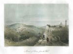 Jerusalem, Mount of Olives from the Wall, 1845
