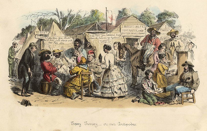 Topsy Turvey, - or, our Antipodes, c1865