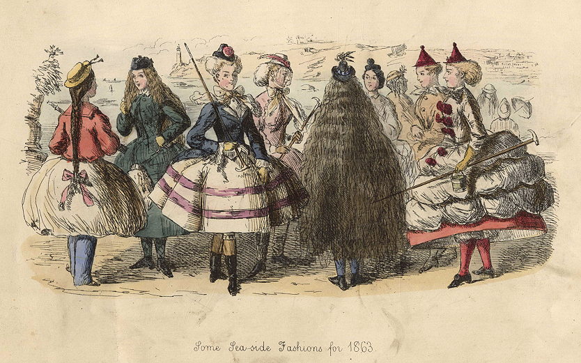 Some Sea-side Fashions for 1863, c1865