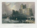 Ireland, Carrickfergus Castle, 1842