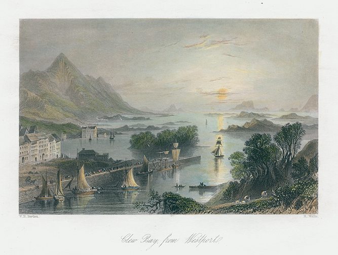 Ireland, Clew Bay from Westport, 1842