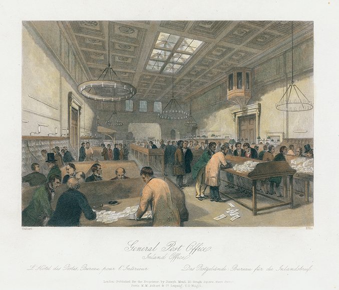 London, General Post Office (Inland Office), 1841