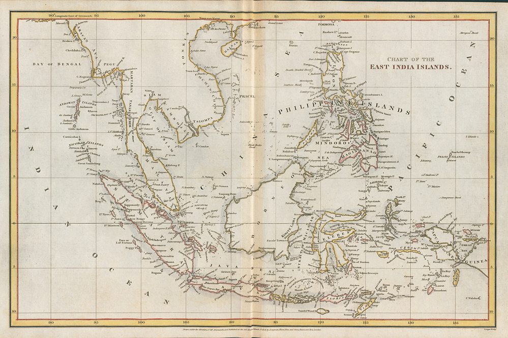 East Indies map, 1820
