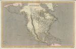 North America map, 1820