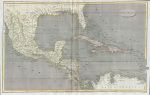 West Indies map, 1820