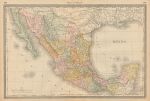 Mexico map, Hardesty, 1883