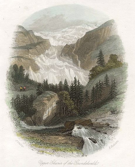 Switzerland, Grindelwald Galcier, 1855