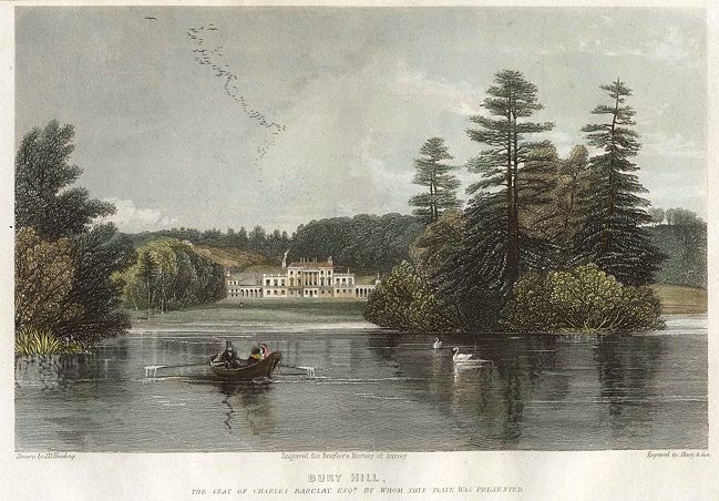 Surrey, Bury Hill House, 1841